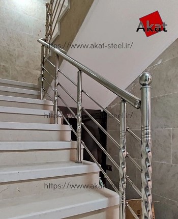 نرده استیل پایه پیج